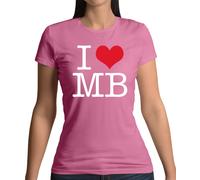 Dressdown I Heart MB T-Shirt Donna Nera Buble Fan Love Michael Singer