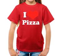 Dressdown I Love Pizza T-Shirt Bambino Manica Corta 100% Cotone