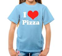 Dressdown I Love Pizza T-Shirt Bambino Manica Corta 100% Cotone