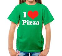 Dressdown I Love Pizza T-Shirt Bambino Manica Corta 100% Cotone