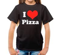 Dressdown I Love Pizza T-Shirt Bambino Manica Corta 100% Cotone