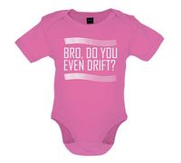 Dressdown Maglietta Neonato Bianca T-Shirt Auto Derapanti - One-Piece