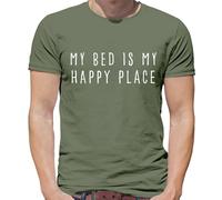 Dressdown Maglietta Uomo My Bed Is My Happy Place Cotone 100%
