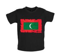 Dressdown Maldives Grunge Style Bandiera T-Shirt Neonato One-Piece