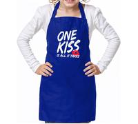 Dressdown One Kiss Is All It Takes Grembiule Bambini Unisex 7-10 Anni Pop