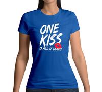 Dressdown One Kiss Is All It Takes - T-Shirt Donna In Cotone Manica Corta