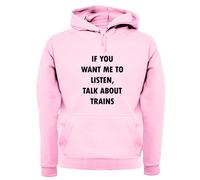 Dressdown Talk About Trains Felpa Uomo Donna Unisex