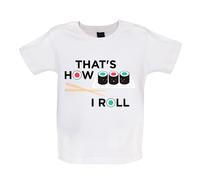 Dressdown That's How I Roll Sushi Baby Body - Canottiera Maniche Corte