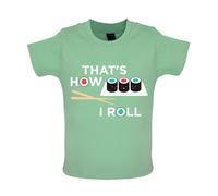 Dressdown That's How I Roll Sushi Baby Body - Canottiera Maniche Corte