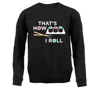 Dressdown That's How I Roll Sushi Felpa Bambino Cotone 100% Japan Fish