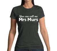 Dressdown You Can Call Me Mrs Murs T-Shirt Donna - Girocollo, Cotone