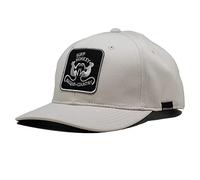 DRESSED IN MUSIC PLAY WITH ME Berretto Baseball Classic Surf Monkey® - Berretto Dad in cotone senza struttura - Look invecchiato, BIANCO ROTTO, 54/60 cm