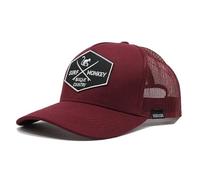 DRESSED IN MUSIC PLAY WITH ME Cappello Trucker Surf Monkey® - Berretto da Uomo/Donna - Design a 5 Pannelli - Taglia Unica - Cappuccio Strutturato con Profilo Medio, Blu