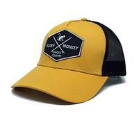DRESSED IN MUSIC PLAY WITH ME Cappello Trucker Surf Monkey® - Berretto da Uomo/Donna - Design a 5 Pannelli - Taglia Unica - Cappuccio Strutturato con Profilo Medio, Blu