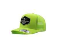 DRESSED IN MUSIC PLAY WITH ME Cappello Trucker Surf Monkey® - Berretto da Uomo/Donna - Design a 5 Pannelli - Taglia Unica - Cappuccio Strutturato con Profilo Medio, Blu