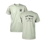 DRESSED IN MUSIC PLAY WITH ME Maglietta Cotone Biologico Surf Monkey®, Color Lime, M