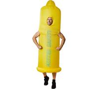 dressforfun 302362 - Costume Unisex Adulti Costume Gonfiabile - Preservativo, Abito con Scritta Mister Safety