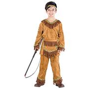 dressforfun Costume da Indiano Piccolo Orso Bambino | incl. Cintura e Fascia per Capelli (8-10 anni | No. 300530)