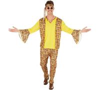 dressforfun Costume da Uomo - Discostar | Il tutto secondo i tipici modelli retro degli anni '60 e '70 | Con Fascia per Capelli (S | No. 300957)