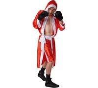 dressforfun Costume da uomo - Pugile | Costume da pugile in due pezzi | Guantoni da boxe con chiusura a strappo (XL | Blu | no. 301832)