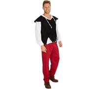 dressforfun Costume da Uomo - Taverniere | Comoda Camicia a Maniche Lunghe e Pantaloni | Incl. Panciotto (M | No. 301221)