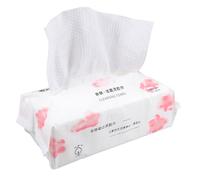 DRESSOOS 1 Confezione Da 100 Pezzi per la pulizia del viso makeup remover make up remover asciugamani per il viso salviette per il viso del salviette detergenti rosso