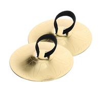 DRESSOOS 1 Paio Di Cembali Da Dito Piccoli Strumenti A Percussione Con Decorazioni Dorate in Rilievo Accessori Per La Danza Del Ventre Per Feste Danzanti