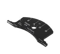 DRESSOOS 1 Pc Codice violino piccolo violino ponte per basso violino riparazione violino accessori violino the bridge del ponte di violino fornitura violino Acrilico Black