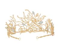 DRESSOOS 1 Pc nuziale elegant corone principesse coroncine principesse Nozze decorazioni per da sposa coroncina sposa Copricapo in stile barocco accessori per Golden