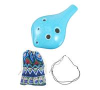 DRESSOOS 1 Serie 6 Ocarina Borsa Per Ocarine Musicale Fischietto Di Leggenda Strumenti Unico Bonghi Xilofono Oceano Strumento Di Compleanno Blue Dolomiti Di Alta Qualità