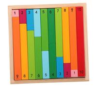 DRESSOOS 1 Set Di Bastoncini Per L'Insegnamento Della Matematica Montessori, Blocchi Di Conteggio, Bastoncini Per L'Insegnamento Della Matematica, Bastoncini Montessori, Giocattoli Per