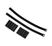 DRESSOOS 1 set di cinturini per stivali per evitare di incurvarsi, cinturini antiscivolo regolabili per ginocchiere con nastro adesivo - Accessori per scarpe da donna o da uomo, neri