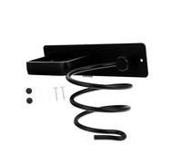 DRESSOOS 1 Set porta asciugacapelli barrette hair clip portasalviette portaasciugamani accesorios per bagno ascigacapelli supporto asciugacapelli supporto da parete Lega di alluminio Black