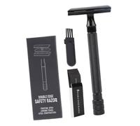 DRESSOOS 1 Set rasoio manuale rasoio portatile shaver sundek safety razor eyebrow vecchio tipo vecchio stile per barba taglia barba manuale per AbS Black