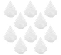 DRESSOOS 10 Pezzi Forme di Polistirolo a Cono per Albero di Natale da 150 MM per Centrotavola e Decorazioni Fai da Te in Contesto Scolastico