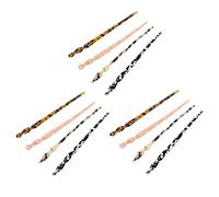 DRESSOOS 12 Bastoncini Per in Acetato Bastoncini Cinesi Per Per Donne Bastoncini Per Chignon Per Banchetti