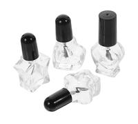 DRESSOOS 12 Pezzi Di Vetro Trasparente Con Pennello, Chiusura Ermetica Pratica, Dimensioni Piccole e Leggero Per Trasporto e Viaggi, Utilizzabile in Casa o Centri Di Bellezza