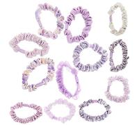 DRESSOOS 12pezzi Elastici Per Colorati Stile Pastorale Accessori Per Per Ragazze Scrunchies Elastiche Per Coda Di Cavallo Per Sport e Attività Outdoor