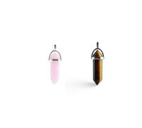 DRESSOOS 16 Pezzi Ciondoli Pendenti Esagonali in Cristallo Multicolore, Set per Creazione Gioielli Fai da Te, Accessori per Collane, Portachiavi e Decorazioni Artigianali, Stili multipli