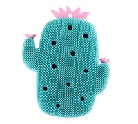 DRESSOOS 1pezzi Spazzola Da Bagno Forma Di Cactus Verde Scuro Scrubber Per Corpo Esfoliante e Massaggiatore Per Schiena Facile Da Impugnare Design Ergonomico Per Morbida e Rivitalizzata