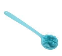 DRESSOOS 1pezzi Spazzola Da Doccia Silicone Con Manico Per Massaggio Della Schiena Spazzola Esfoliante Ergonomica Per Bagno Verde Matcha