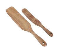 DRESSOOS 2 bastoncini di legno sottili per mescolare - Strumento lungo per mescolare lievito madre, crauti, impasto per il pane e barattoli profondi - Utensile in legno per la cottura e la