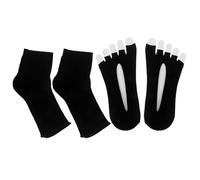 DRESSOOS 2 copripiedi protettivi UV per unghie - Calzini di protezione UV per unghie con separazione delle dita - Protezione per pedicure a casa e in salone, adatta alla maggior parte dei piedi