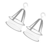 DRESSOOS 2 Pezzi Beauty Egg Drying Net Pieghevole Per Pennelli Da Trucco, Stendibiancheria, Spugne Per Il Trucco, Cestini Per Giocattoli, Stendibiancheria, Stendibiancheria Per Cosmetici,