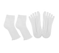 DRESSOOS 2 pezzi Copripiedi protettivi UV per unghie - Calzini di protezione UV per unghie con separazione delle dita - Protezione per pedicure a casa e in salone, adatti alla maggior parte dei piedi