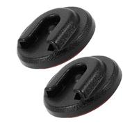 DRESSOOS 2 Pz Staffa di aggancio del microfono staffa a clip posteriore ditali professionali Gancio per microfono Gancio microfono rotondo clip porta microfono Clip per microfono radio CB