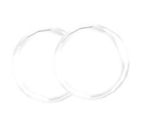 DRESSOOS 2 Pz Tavolozza per unghie smalto per unghie confezione mini makeup kit make up kit forniture per manicure piatto di miscelazione per manicure di cristallo Transparent
