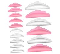 DRESSOOS 20paia Cuscinetti Silicone Per Sollevamento Ciglia Bianchi Per Trucco Professionale e Uso Quotidiano Strumenti Per Perming e Lifting Ciglia Naturali e Accattivanti