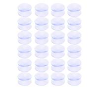 DRESSOOS 24 Pezzi Paraurti a Ventosa Doppia per Tavoli in Distanziatori | Silicone Antiscivolo, Separa Superfici Parallele, per Finestre e Portasapone