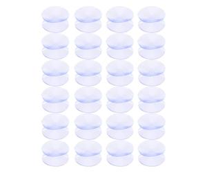 DRESSOOS 24 Pezzi Paraurti a Ventosa Doppia per Tavoli in Distanziatori | Silicone Antiscivolo, Separa Superfici Parallele, per Finestre e Portasapone
